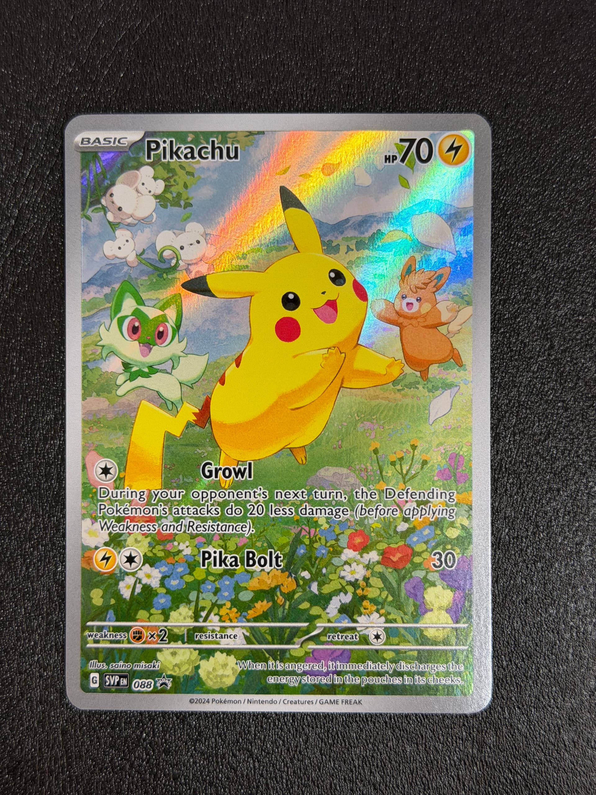 Pikachu Paldea Adventure Chest (088) 2024 Pokemon Svp EN-SV Black Pikachu Paldea Adventure Chest (088) 2024 Pokemon Svp EN-SV Black